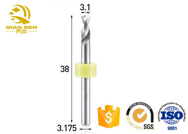 CNC Solid Carbide Reamers HRC55 Left Hand Spiral Right Hand Cut End Mill